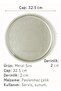 32.5 cm Steel Tray – Stainless, Floor Table and Tea Coffee Presentation No:35 - 3