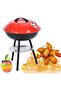 AUTO FAMILY Portable Folding Charcoal Grill – Compact BBQ Barbecue for Outdoor Camping