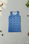 Boy's 95% Cotton Navy Blue Dinosaur Pattern 5-Piece Undershirt - 4