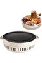 AUTO FAMILY Portable Folding Charcoal Grill – Compact BBQ Barbecue for Outdoor Camping