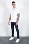 White Men's Basic T-Shirt |   Mes216959-01 - 3