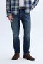 Men's Indigo Tapered Fit Jean Pants - 4