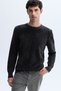 Men's Anthracite Fleece Crew Neck Sweatshirt