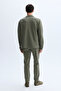 Men's Khaki Multi-Pocket Casual Jacket - 2