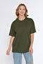 Black Horn Men's Crew Neck 100% Cotton Oversize T-Shirt - 6