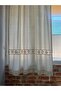 Buldan Handcrafted Lace Edge 100% Cotton Natural Linen Authentic Sunshade Curtain - 3