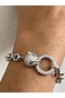 Green Eyed Zircon Stone Tiger-Jaguar-Tiger Bracelet