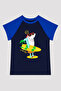 Boys' Crocodile Pattern Uv Top Swimsuit - 2