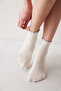 2 Pairs of Cotton Colorful Frilly Socks - 2