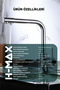 3-Way Kitchen Sink Faucet with Water Filter, 360-Degree Swivel Head, Hot and Cold Water Inlet. - 5