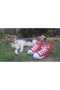 Red Knitted Girls' Shoes (Not Lighted, Sizes 31-35) - 6