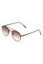 Damla Design Brown Frame Brown Glass Unisex Sunglasses - 4