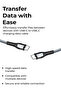 1.2M USB-C to C Cable 3A Fast Charging & 480Mbps Data – Black - 4