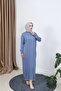 Mercerized Dress with Braided Hair - 2