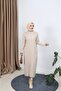Mercerized Dress with Braided Hair - 2