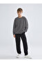 Black Elastic Waist Boys Jogger Tracksuit Bottom