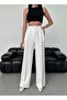PLEATED BALL BEAN PANT - 8