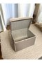 3 Pieces Mini Storage Box, Box Storage, Box, Organizer, Toy Box Cream Polka Dot Pattern 30x40x25