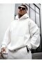 3-Ply Combed Cotton Hooded Oversized Sweatshirt - 3