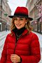Red Gradient Fedora Hat