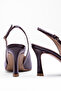 Women's Patent Leather Thin Heeled Yandan Strap Elegant Evening Shoes - 4