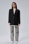 Μαύρο Oversize Long Blazer Jacket - 5