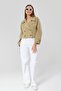 Women's Double-Breasted Crop Trench Coat - 3