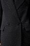 Black Regular Woven Lined Blazer Jacket with Stone Detail - 5