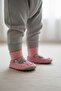 2-Piece Non-Slip Leather Sole (Star Fairy-Pompom Rabbit) Comfortable Baby Kids Sandals Socks Booties Slippers Home Kindergarten Shoes - 4