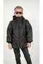 Khaki Boy's Water and Windproof Hooded Jacket with Wersoft Inside