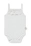 Combed Cotton Rope Strap Lace Girls' Snap-On Badi - White