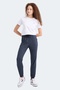 Kaida in Women's Dark Gray Sweatpants with Pockets - 7