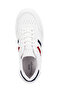 Zipper I Women's White / Navy Blue / Red Casual Sneakers - 5