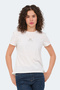 Viraj Set of 5 Women's T-Shirts - Ecru - Black - Beige - Fuchsia - Cobalt Blue - 3
