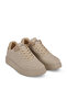 Zekko Women's Beige Casual Sneakers - 2