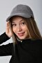 Gray Nubuck Suede Unisex Cap Hat - 2