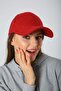 Red Cashmere Fabric Unisex Hat - 3