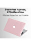 Hard Shell Case for MacBook Air 13.6 (2025) – Solid Pink, Scratch-Resistant - 6