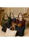 Large Capacity Women's Shoulder Bag Soft Leather Loose Bag - 2