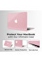 Hard Shell Case for MacBook Air 13.6 (2025) – Solid Pink, Scratch-Resistant - 3