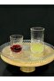 Crystal Embossed Glass Cups Set of 12 - 6 Tall and 6 Short Water, Soft Drink and Cocktail Glasses - 5