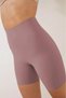 Porfy Model Effective Laser Cut Long Shorts Without Marks Corset Dusty Rose Color - 3