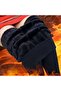 Black thermal leggings with plush inside warm and tightening t Shaping / Sculpting knitted leggings black color - 5