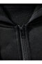 Men's Black Gray Hooded Zip-Up Sweatshirt 2-Piece Set - 6