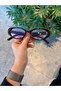 Leon Brown Cat Eye Classic Retro Leopard Popular Blue Light Protection Blue Block Transparent Glasses - 2