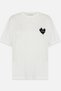 Ecru Crew Neck Short Sleeve Embroidered Women's T-Shirt - 3