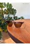 Toscana Leopard Cat Eye Slanted Leopard Print Trend Women's Sunglasses with Pointed Corners - 7