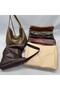Women's Hobo Pinterest Casual Hand and Shoulder Bag Mink - 5