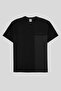 Crew Neck Pocket Detailed Oversize Men's T-Shirt - 5