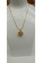 Steel Non-Tarnish Zircon Stone Clover Detailed 360-Degree Rotating Stylish Elegant Women's Necklace - 6